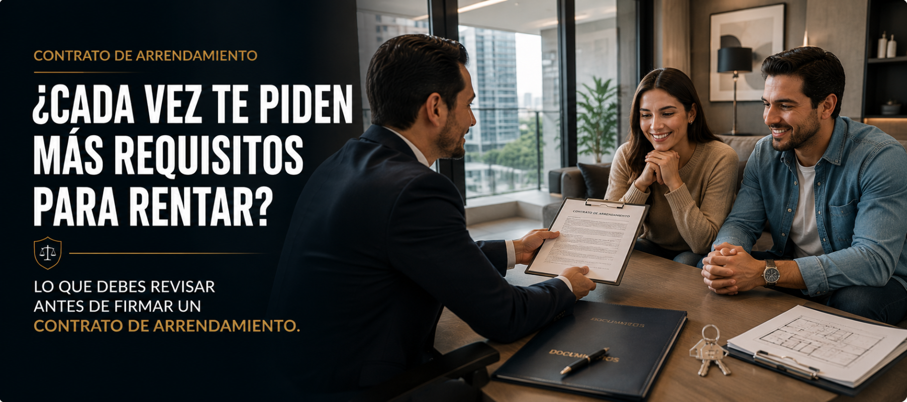 Cada vez te piden mas cosas para firmar un contrato de arrendamiento