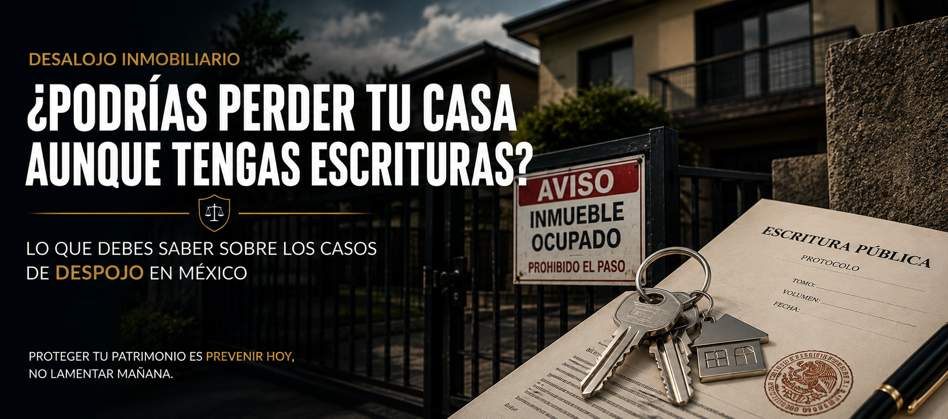 Podrías perder tu casa aunque tengas escrituras